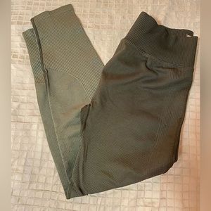 PINK V-high waist Large ankle with pockets